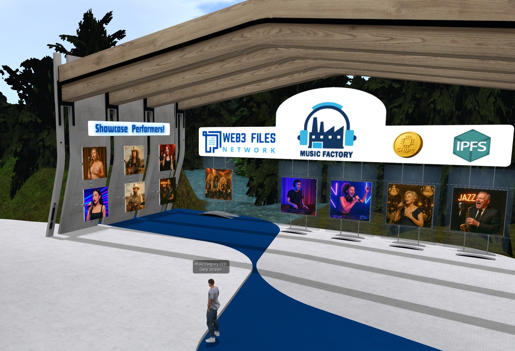 Music Factory office and onboarding kiosk location